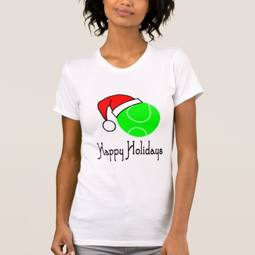 TennisChick Happy Holidays T_Shirt