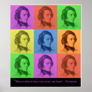 Tennyson "Love Is Long" Pop Art Poster