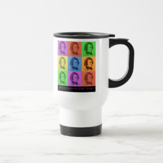 Tennyson "Love Is Long" Pop Art Travel Mug
