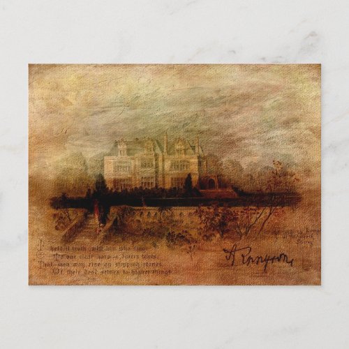 Tennysons Manor Postcard