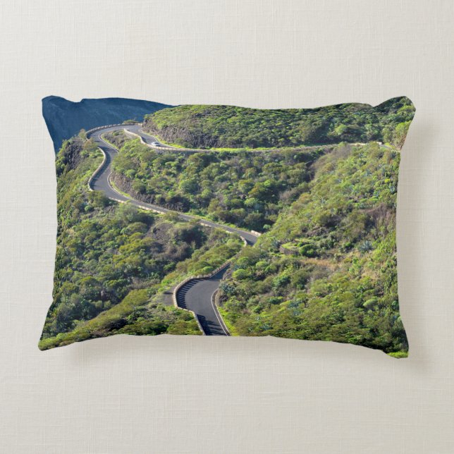 Teno Mountains Accent Pillow (Back)