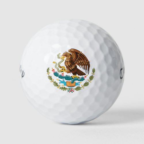 Tenochtitlan Mexican Coat of Arms Golf Balls