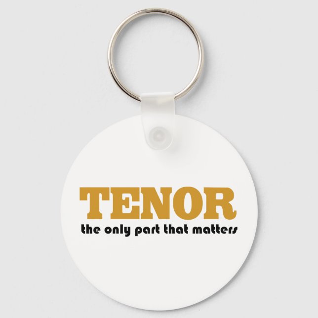 Tenor Attitude Keychain (Front)
