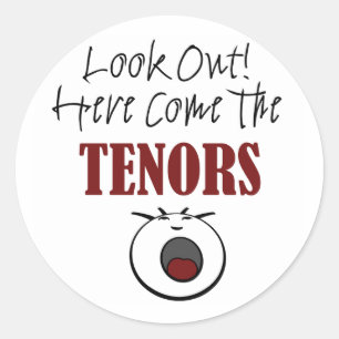 Tenor Classic Round Sticker