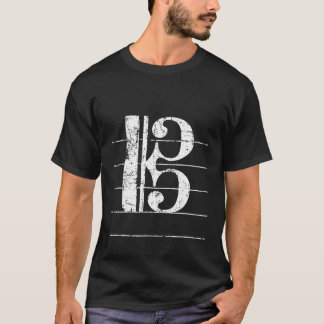 Tenor Clef Musician T-Shirt
