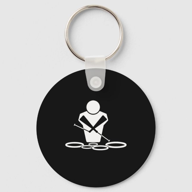 Tenor Drums Keychain (Front)