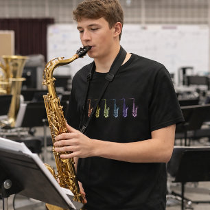 Tenor Saxophone Rainbow T-Shirt
