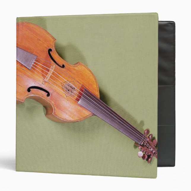 Tenor viol, 1667 binder (Front/Inside)