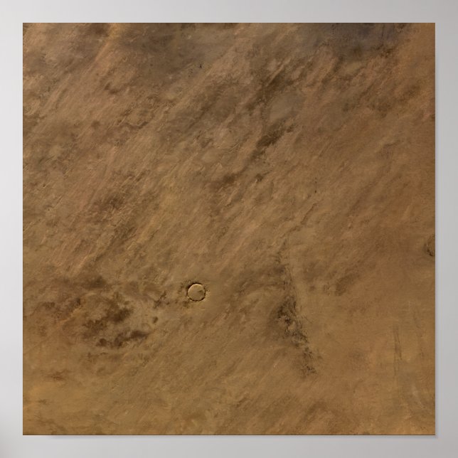 Tenoumer Crater in Mauritania Poster (Front)