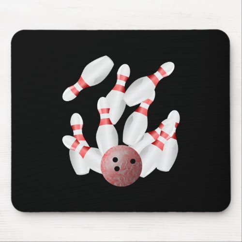 Tenpin bowling mouse pad