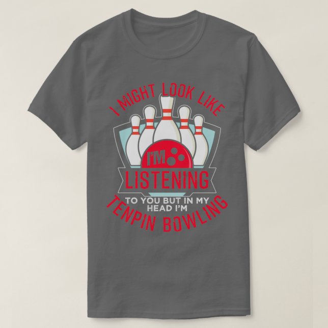 Tenpin Bowling T-Shirt (Design Front)