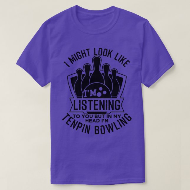 Tenpin Bowling T T-Shirt (Design Front)