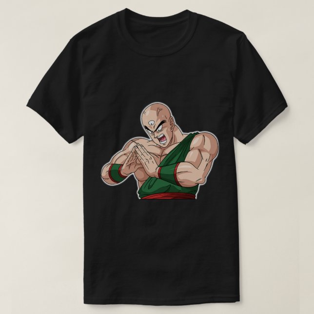 Tenshinhan - Sticker .png T-Shirt (Design Front)