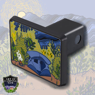 Tent Camper Vibe Hitch Cover