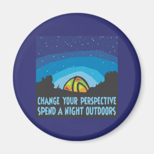 Tent Camping Magnet