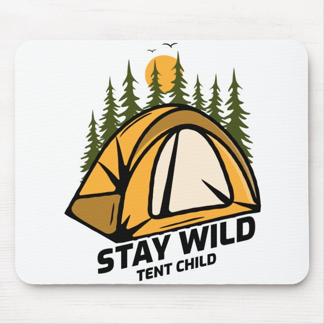 Tent Camping Mouse Pad (Front)