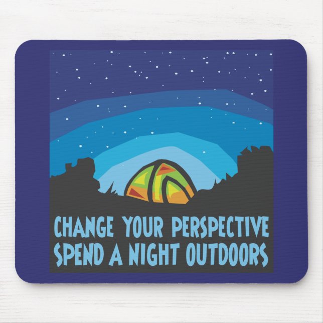 Tent Camping Mouse Pad (Front)