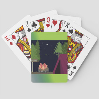 Tent Camping Poker Cards