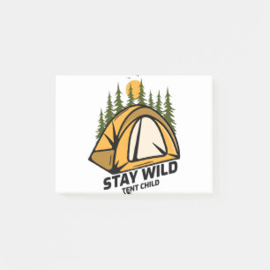 Tent Camping Post-it Notes