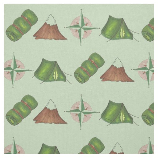 Tent Mountain Compass Camp Camping Hiking Green Fabric
