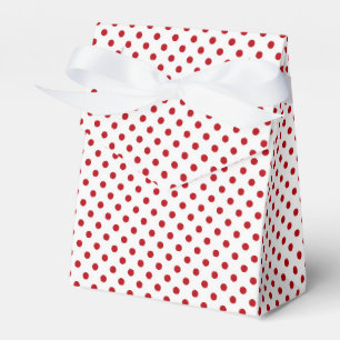 Tent Paper Favor Box Reindeer Christmas XMAS Polka