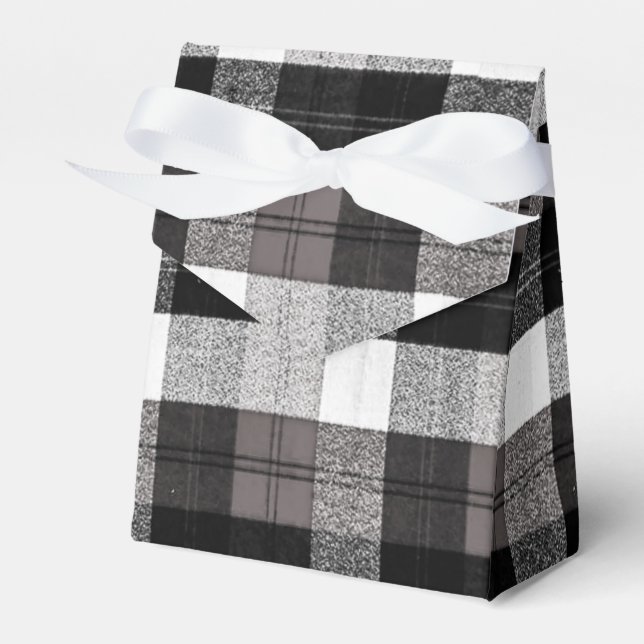 Tent Paper Favor Box XMAS Truck Christmas Buffalo (Front Side)
