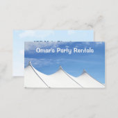 Tent Rental Business Card (Front/Back)