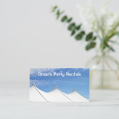 Tent Rental Business Card (Standing Front)