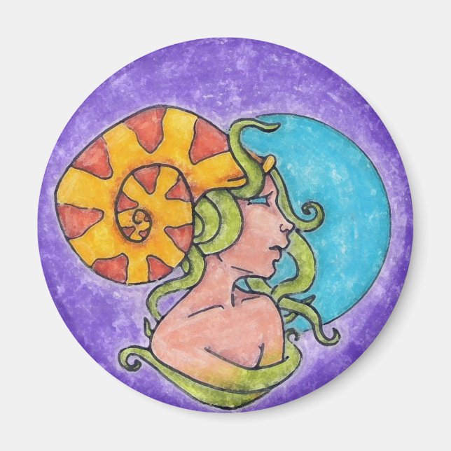 Tentacle Girl Magnet (Front)