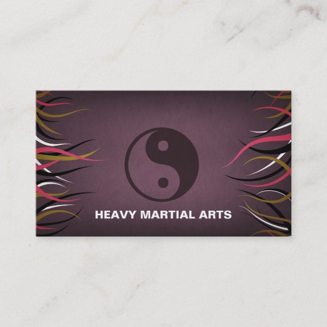 Tentacle Hall Martial Arts Studio Training Business Card (Front)