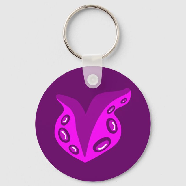 Tentacle Heart Keychain (Front)