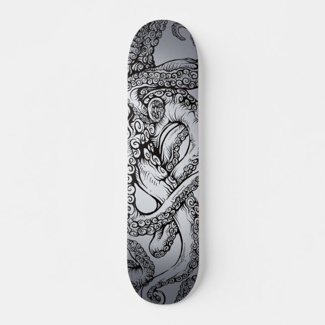 Tentacle Octopus Monster Skateboard (Front)