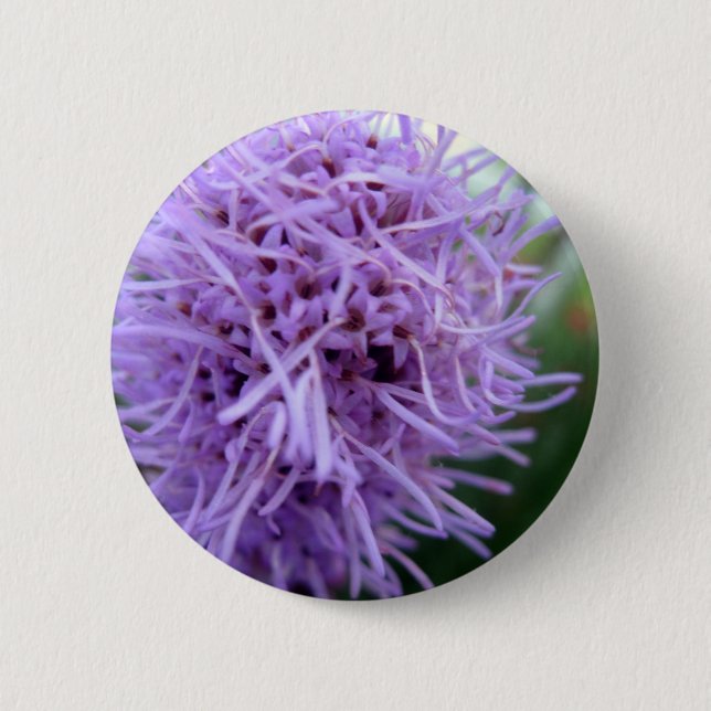 Tentacle Spider Violet Flower Button (Front)