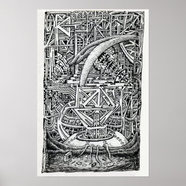 Tentacle Tank by Brian Benson Poster (Front)