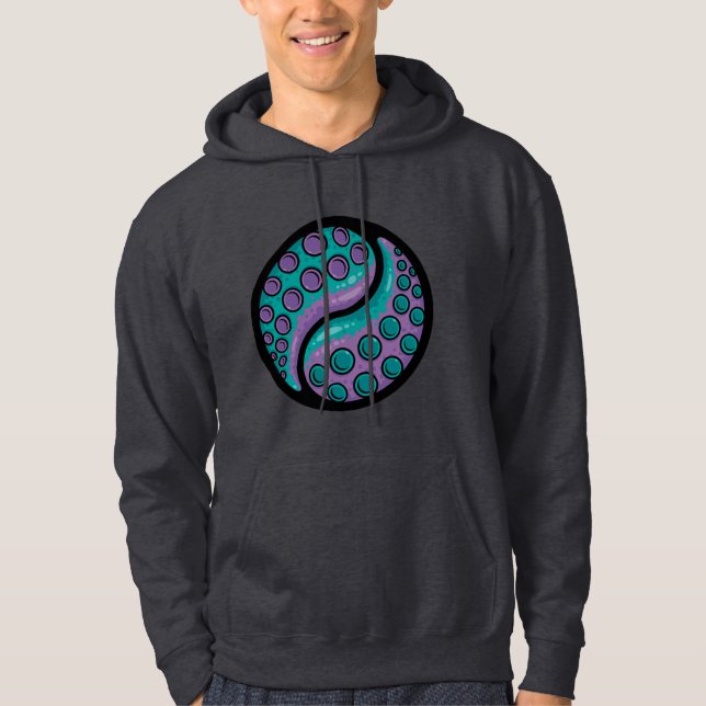 Tentacle Yin Yang Hoodie (Front)