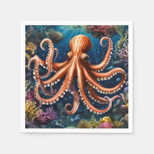 Tentacles Deep Sea Napkins