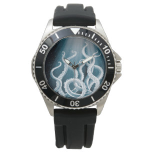 Tentacles Galaxy Blue Moon Rays Watch