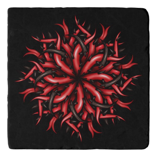 Tentacles Gothic Creepy Horror Trivet (Front)