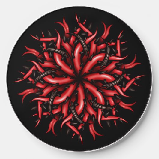 Tentacles Gothic Creepy Horror Wireless Charger (Front)