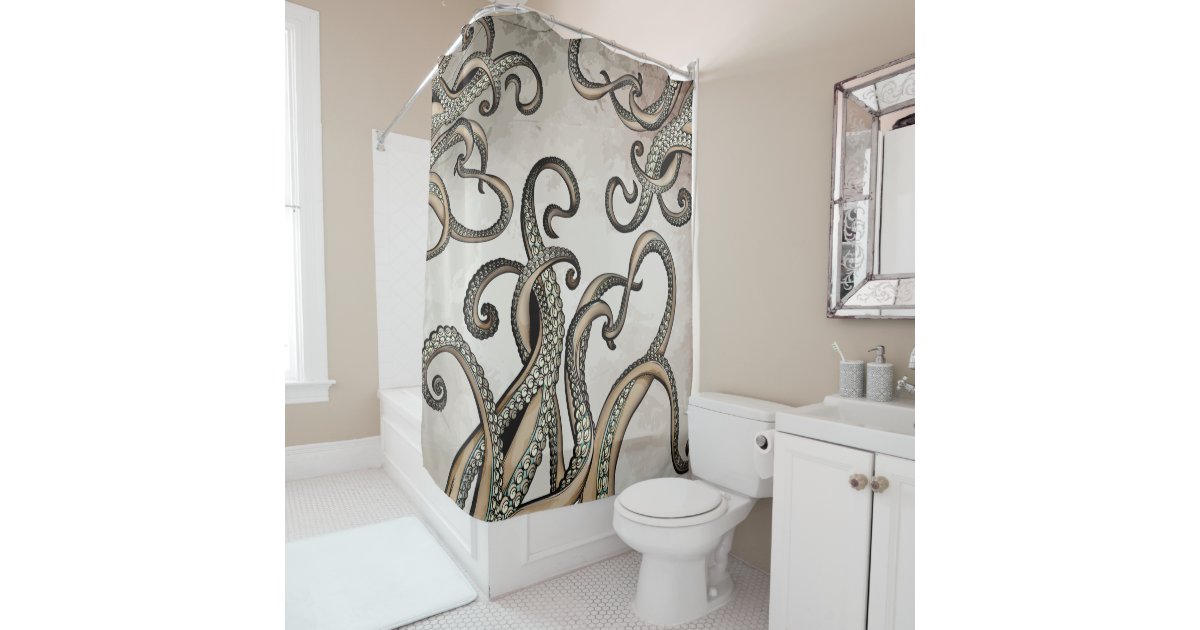 Tentacles Kraken Sea Monster Shower Curtain | Zazzle Tentacles Kraken Sea Monster Shower Curtain | Zazzle -
