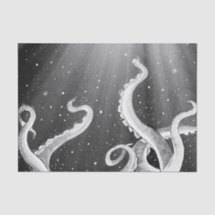 Tentacles Moon Rays Tissue Paper