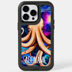 Tentacles Octopus with Personalized Name OtterBox iPhone 14 Pro Max Case