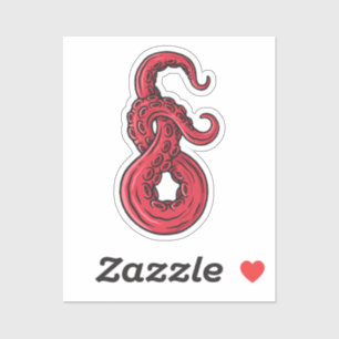 tentacles sticker