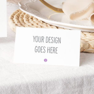 Tented Place Card or Buffet Labels DIY PRINTING