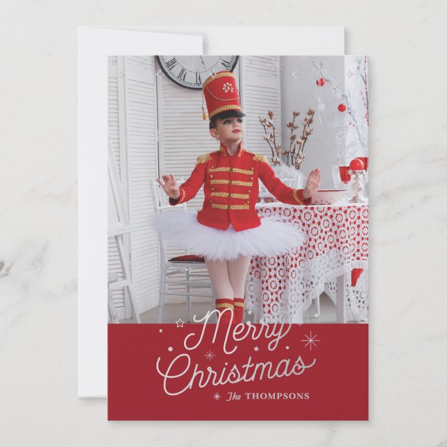 TENTH DAY OF CHRISTMAS / Christmas Photo Card (Front)