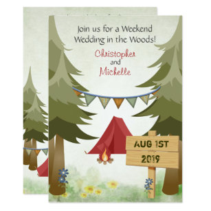 campfire invitations zazzle