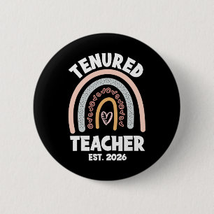 Tenured Teacher 2026 Women With Tenure Promotion S Button