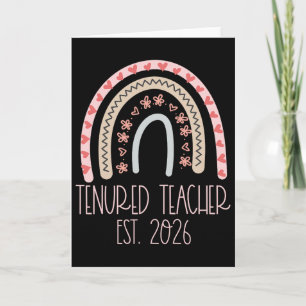 Tenured Teacher Women With Tenure 2026 Middle High Card