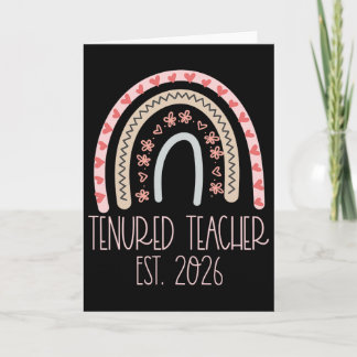 Tenured Teacher Women With Tenure 2026 Middle High Card