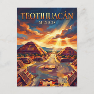 Teotihuacán Mexico Postcard